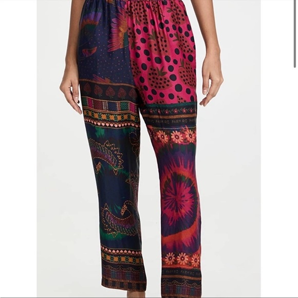 FARM RIO mixed scarves pants NWT! - Picture 4 of 4